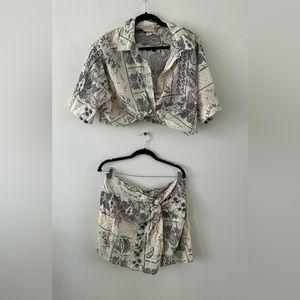 H&M Resort Paisley Set